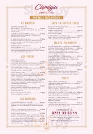 Surprising dishes from the most popular worldwide cuisines. Cismigiu Bistro La Etaj Bucharest Original Menus Reviews And Prices