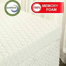 Emonia 3 Inch Memory Foam Mattress Topper King Size Foam Mattress Topper With Bamboo In 2020 King Size Foam Mattress Memory Foam Mattress Topper Foam Mattress Topper