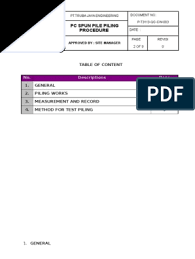 In the latter case the entire area of soil supporting the foundation is exposed and can be inspected and sampled to ensure that its bearing thus the safety factor against general shear failure of the spread foundation and its settlement under the. 03 Spun Pile Piling Procedure Deep Foundation Prestressed Concrete