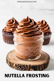 Nutella Frosting Recipe Nutella Recipes Easy Nutella Frosting Nutella Recipes