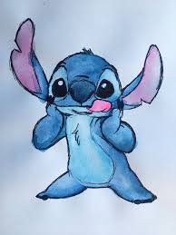Stitch Watercolor Painting Ideas Stitch Drawing From Lilo And Stitch Lilo And Stitch Drawings Stitch Drawing Easy Disney Drawings stitch watercolor painting ideas