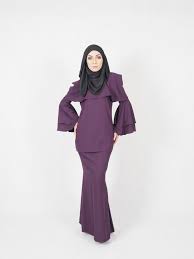 Buy baju kurung and other exclusively designed muslimah fashion from poplook.com. Sw5388 Stylish Maternity Baju Kurung Purple Baju Kurung Muslim Fashion Whizet All In One Dropship Platform