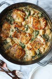 Creamy Chicken And Gnocchi Recipe Gnocchi Dishes Recipes Gnocchi Recipes Homemade