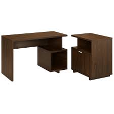 Precision filing cabinet 3 drawer vertical white satin 2502712 unit: Office Depot And Officemax For Kathy Ireland Home By Bush Furniture Madison Avenue 48 W Writing Desk With Lateral File Cabinet Modern Walnut Standard Delivery Accuweather Shop