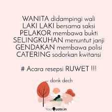 Check spelling or type a new query. Wanita Didampingi Wali La Quotes Writings By Donk Dech Yourquote