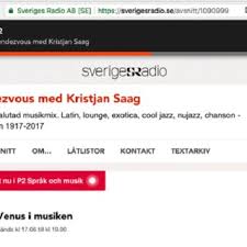 Maybe you would like to learn more about one of these? Screenshot Of Sveriges Radio Channel P2 Download Scientific Diagram