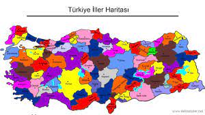 Aşağıda hangi ilin hangi bölgede olduğu listelenmiştir. Turkiye Iller Haritasi