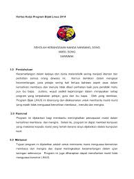 Sekolah rendah al furqan 33000 kuala kangsar masa: Kertas Kerja Program Linus