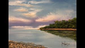 This painting combines so many of the enchanting shapes and colors of water that i long to paint. 289 How To Paint A Realistic Lake Scene Youtube