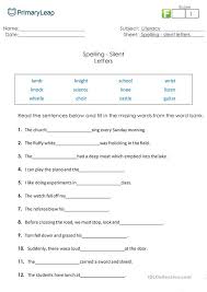 Spellings Silent Letters English Esl Worksheets In 2020 Letter Worksheets Worksheet Template Kids Math Worksheets