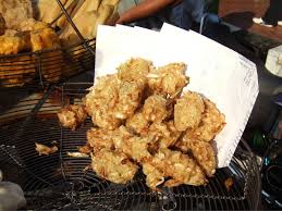 In javanese, the act of roasting satay in an open fire is called klathak. Bakwan Wikipedia