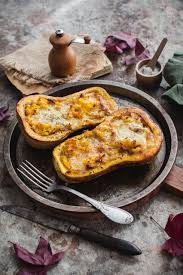 Butternut Farcie Au Camembert Butternut Farcie Recette Courge Butternut Recettes De Cuisine