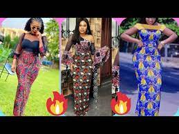 25 magnifiques longue robe droite super tendance en pagne. Mode africaine -  YouTube