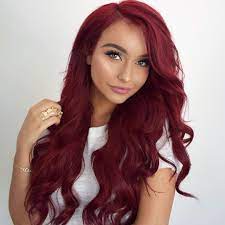 10 Pc Merlot Red Color 99j Clip In Hair Extensions Burgundy Hair Red Hair Color Dyed Hair