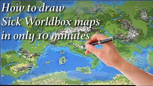 Map conversion, map downloads, or cool maps. How To Draw Maps World Box Youtube