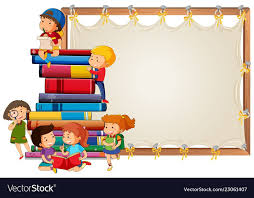 Children On Wooden Board Illustration Download A Free Preview Or High Quality Adobe Illustrator Ai Eps Pdf A Teacher Cartoon School Wall Art School Stickers