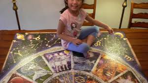 Assembled 9000 piece astrology puzzle! Mission Report On 9000 Pieces Astrology Puzzle Youtube