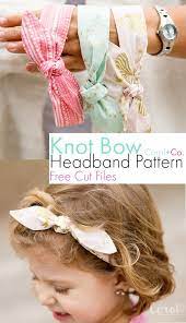 This darling pattern uses existing 1 angled headbands to create these fabric headbands that actually stay on and don't hurt your head after wearing them for hours. Pin On Inspiration Sewing Projects