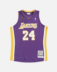 The lakers will wear their black mamba alternative jerseys on 8/24 for game 4 of the first round against portland, according to the nba's lockervision website. Los Angeles Lakers Kobe Bryant 24 Authentic Jersey Dtlr