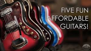 As emerald city guitars continues to do more and more worldwide shipping our goal is to make sure your instrument or amplifier arrives intact. Five Fun Affordable Guitars Youtube