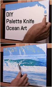 Today were making dollar tree diy nautical decor! Diy Ocean Paintings Anyone Can Make Coastal Decor Ideas Interior Design Diy Shopping