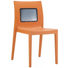 The chairs can also be painted to fit with the colors in your patio or garden. Plastic Polycarbonate Patio Chair Comfortable Stylish Stackable