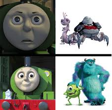 Percy Drake Sulley And Mike by BelkinKon