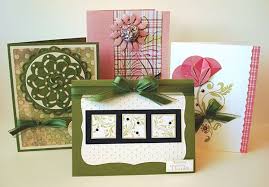 Grosgrain ribbon has a sort of ribbed look to it and is bold and usually consists of 1 solid color. Bows And Ribbons On Cards Techniques For Ribbon Tying Etc Card Embellishments Paper Craft Greeting Cards Paper Crafts Cards