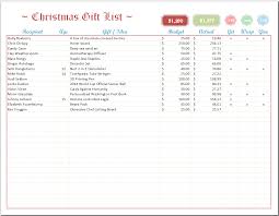 Create & share gift idea lists in a private, online family group. Excel Christmas List Template