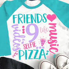 Birthday Ideas For 9 Year Old Daughter Uk 9th Birthday Svg 9 Life Svg 9 Year Old Svg 9 Svg Nine Svg Etsy 9 Year Old Girl Birthday Birthday Gifts For Girls Birthday Girl Shirt