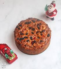 This is an excellent cake for milk lovers! Eggless Christmas Fruit Cake Plum Cake Traditionally Modern Food