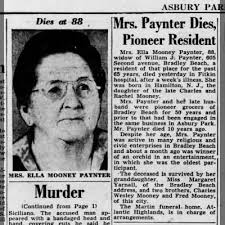 Mrs. Paynter, widow of Wm J. Paynter