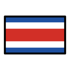 Wahrscheinlich sollte damit die lage der reichen küste (= costa rica) zwischen den ozeanen dargestellt werden. Flagge Costa Rica Emoji