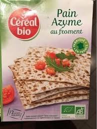 Pain Azyme Au Froment Cereal Bio 200 G