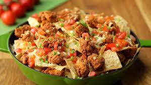 Spicy Fried Chicken Nachos Spicy Fried Chicken Chicken Nachos Recipe Chicken Nachos