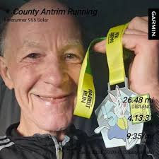 10k done, time 1.10m, because when the legs get tired we then runnwith our  heart!