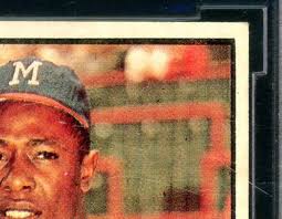 1961 Topps #415 Hank Aaron Card BGS BCCG 8 Excellent+