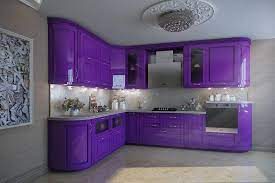 Особенности оформления кухни в фиолетовых оттенках | Кухни DELTA