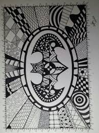 My Batman Signal Zentangle Mandala Art Zentangle Art Art