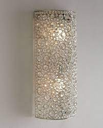 Platinum luster 14 3/4 wide polished chrome led bath light. Horchow Four Hands Scattered Crystal Sconce Crystal Sconce Crystal Wall Sconces Sconces