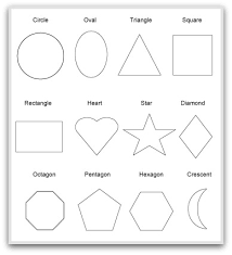 Here are some free printable worksheets for shapes tracing and coloring. Geometric Shapes To Print Cut Color And Fold