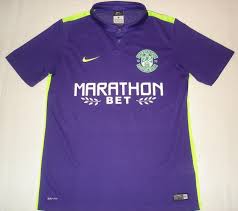 Vintage hibernian away football shirt 2007/2008 soccer jersey trikot mens xl. Hibernian Weg Fussball Trikots 2015 2016 Sponsored By Marathon Bet