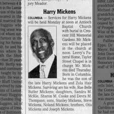 Harry Mickens Obituary