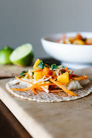 Dry it and rub with taco seasoning. Grilled Fish Tacos With Citrus Carrot Slaw Downshiftology