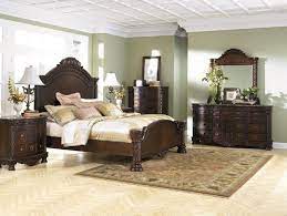 Cassimore north shore pearl silver sleigh bedroom set in 2019. Millennium By Ashley North Shore Four Piece Dark Brown Queen Bedroom Set B553 131 36 157 254 196 193 Miskelly Furniture