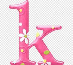 What about something like this: Alphabet Lettering K Easter Number Magenta C Png Pngwing