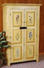 Http Www Dutchcrafters Com Product Images Pid 284 Amish Made Hand Painted Primitive Entertainment Cent Painted Armoire Amish Furniture Hand Painted Furniture