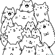 Hur man tecknar en kawaii nutella, är temat i vår video idag. Pusheen Ausmalbilder Drucken Sie Kostenlos Online