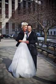 Real Weddings Real Wedding Photos Weddingwire Com Lesbian Wedding City Hall Wedding Winter Wedding Inspiration