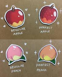 Glossy Animal Crossing New Leaf Fruit More Sticker Set Animal Crossing Leaf Animal Crossing Characters Animal Crossing Memes